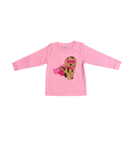 Mustard & ketchup LS Light Pink Super Dog