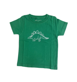 Mustard & ketchup SS Green Stegosaurus T-Shirt