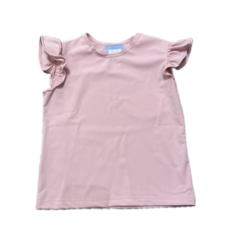 Color Works Pink Athleisure Angel Sleeve Top