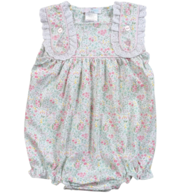 Baby Loren Pink/Green Mya Floral Pima Sunbubble