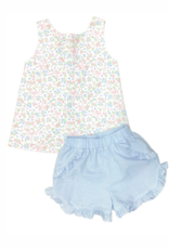 James and Lottie Blossoms and Bows Kinley Ruffled Short Set