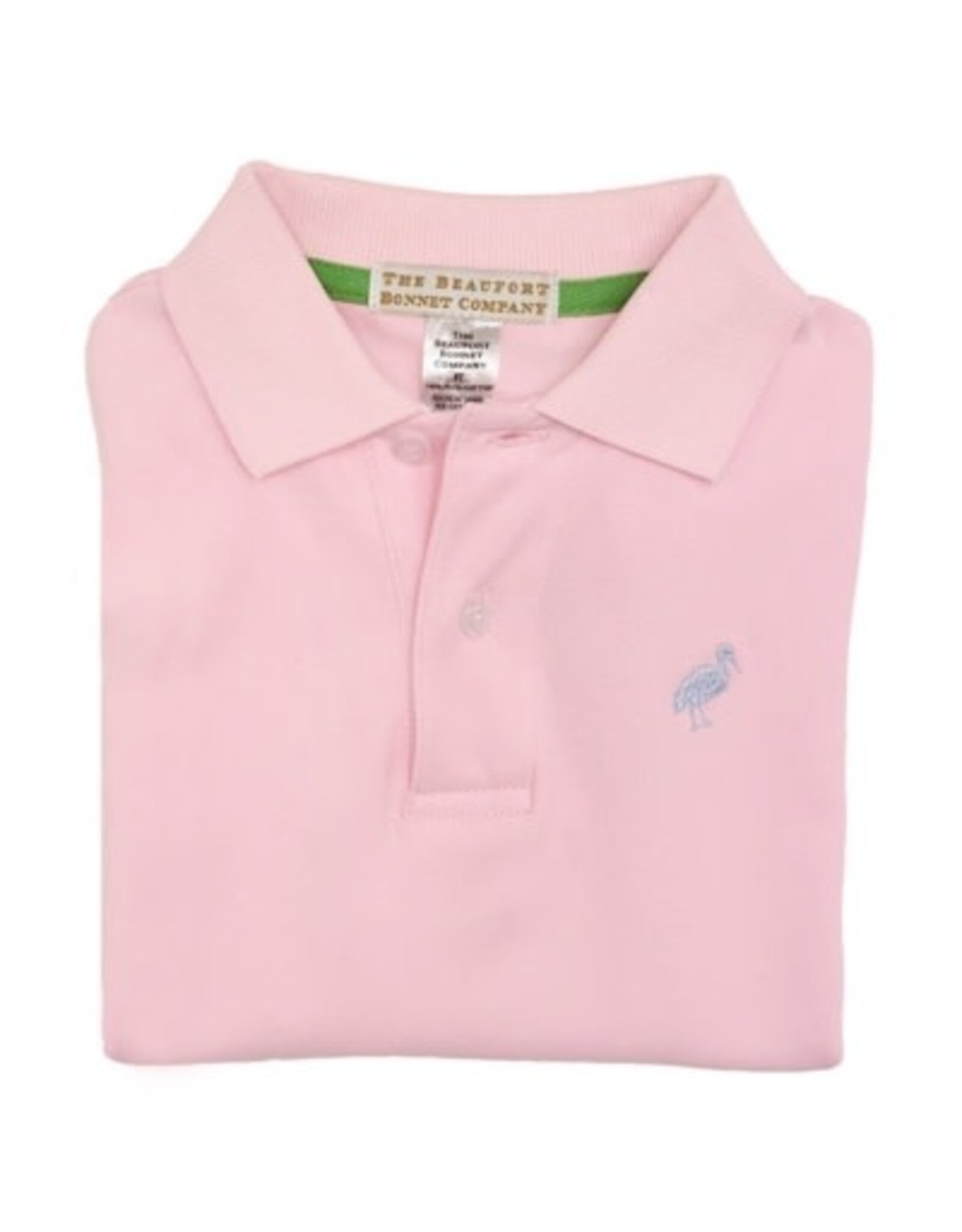 The Beaufort Bonnet Company Prim and Proper SS Polo - Palm Beach Pink