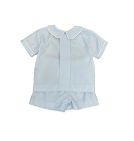 Funtasia Too Blue Pleat Front Short Set