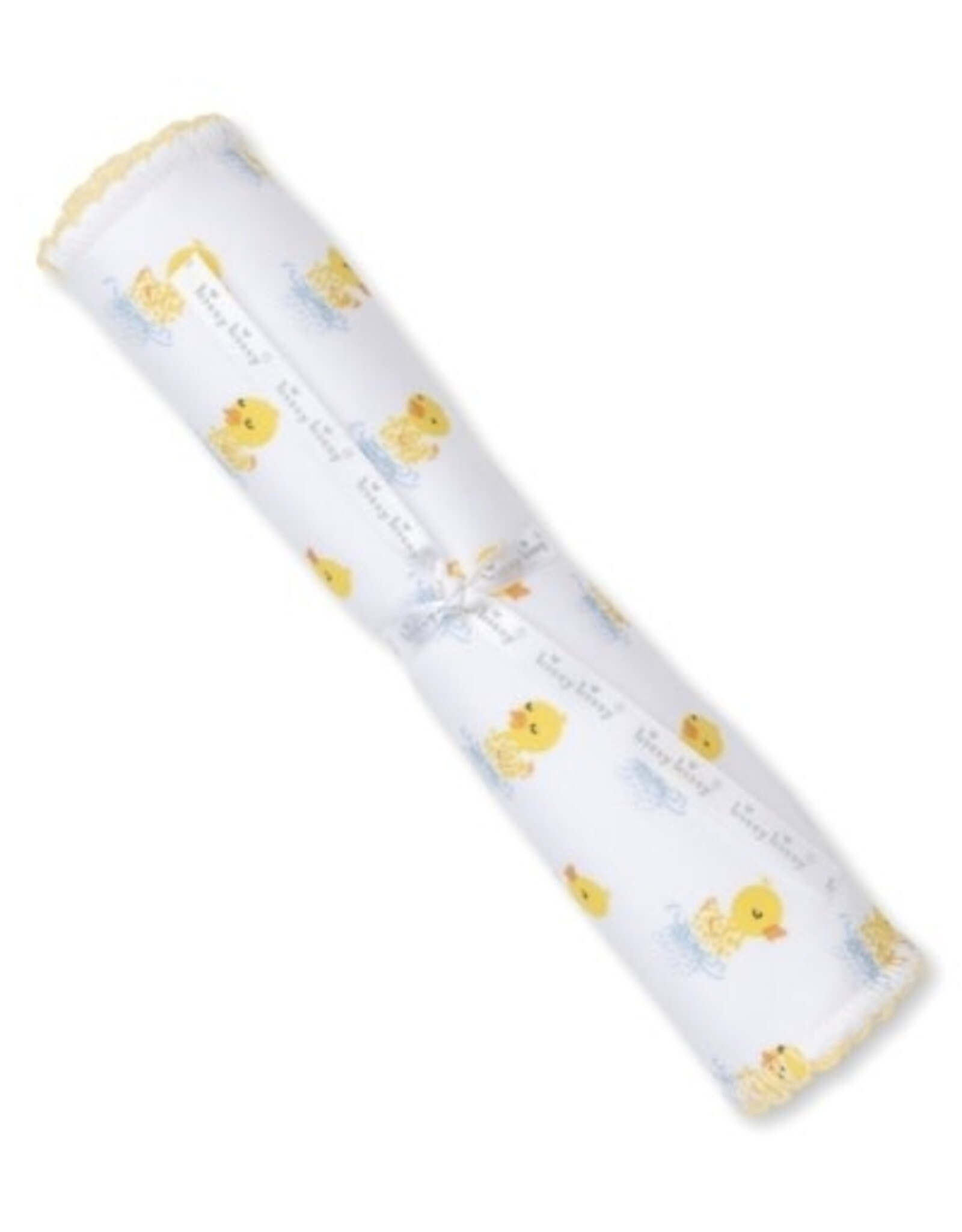 Kissy Kissy Dotty Ducks Burp Cloth