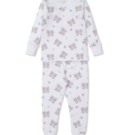 Lulu Bebe LLC Girls Birthday Pajama SS Pima Set