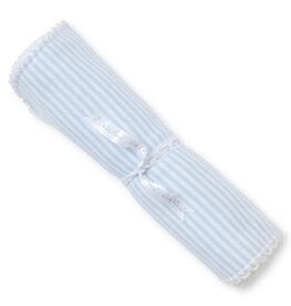 Kissy Kissy Light Blue Stripes Burp Cloth