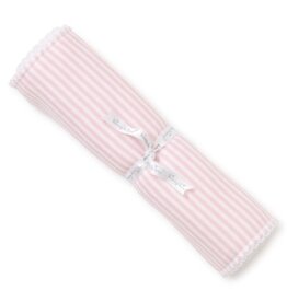 Kissy Kissy Pink Stripes Burp Cloth