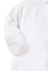 Kissy Kissy New Kissy Dots Print Converter Gown White/Pink
