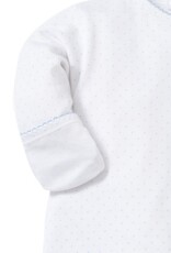 Kissy Kissy New Kissy Dots Print Converter Gown White/Lt Blue