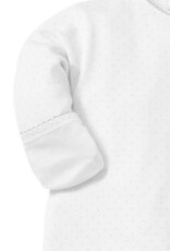 Kissy Kissy New Kissy Dots Print Converter Gown White/Silver