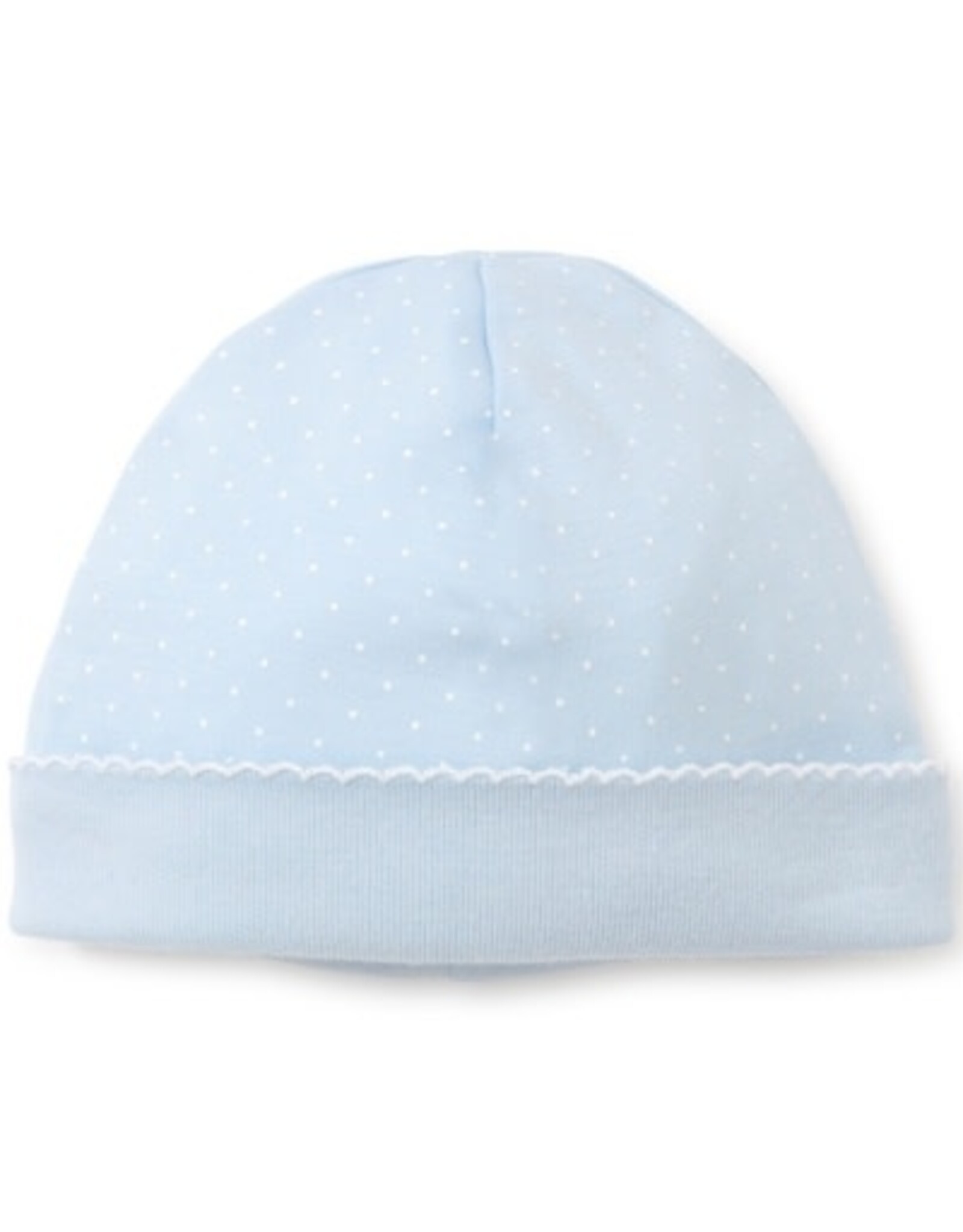 Kissy Kissy New Kissy Dots Print Hat, Lt Blue/White