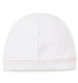 Kissy Kissy New Kissy Dots Print Hat, White/Pink