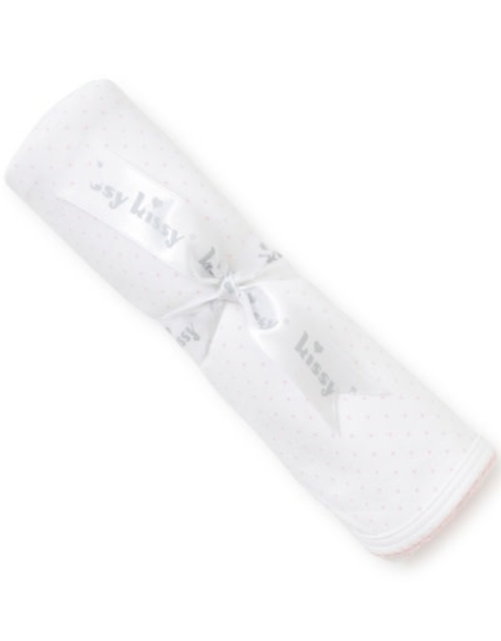 Kissy Kissy New Kissy Dots Print Blanket, White/Pink