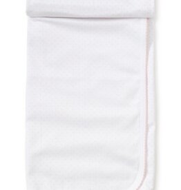 Kissy Kissy New Kissy Dots Print Blanket, White/Pink