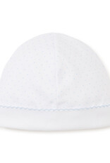 Kissy Kissy New Kissy Dots Print Hat, White/Lt Blue