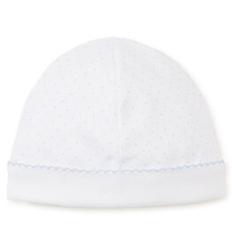 Kissy Kissy New Kissy Dots Print Hat, White/Lt Blue