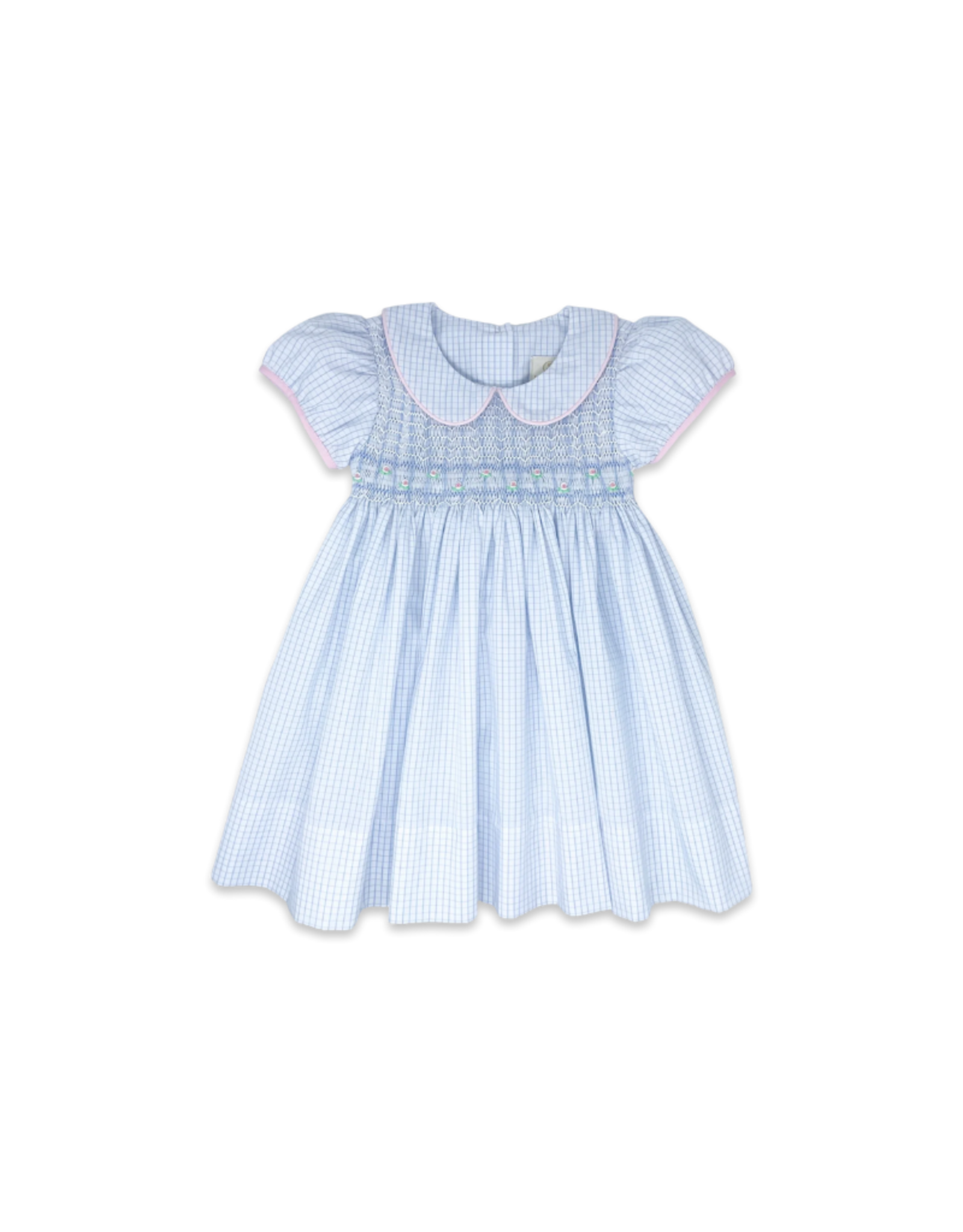 LullabySet Woodford Blue Windowpane Kelli Dress