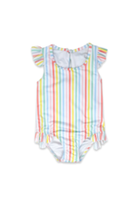 LullabySet Rainbow Stripe Lottie Swimsuit