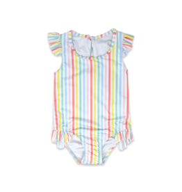 LullabySet Rainbow Stripe Lottie Swimsuit