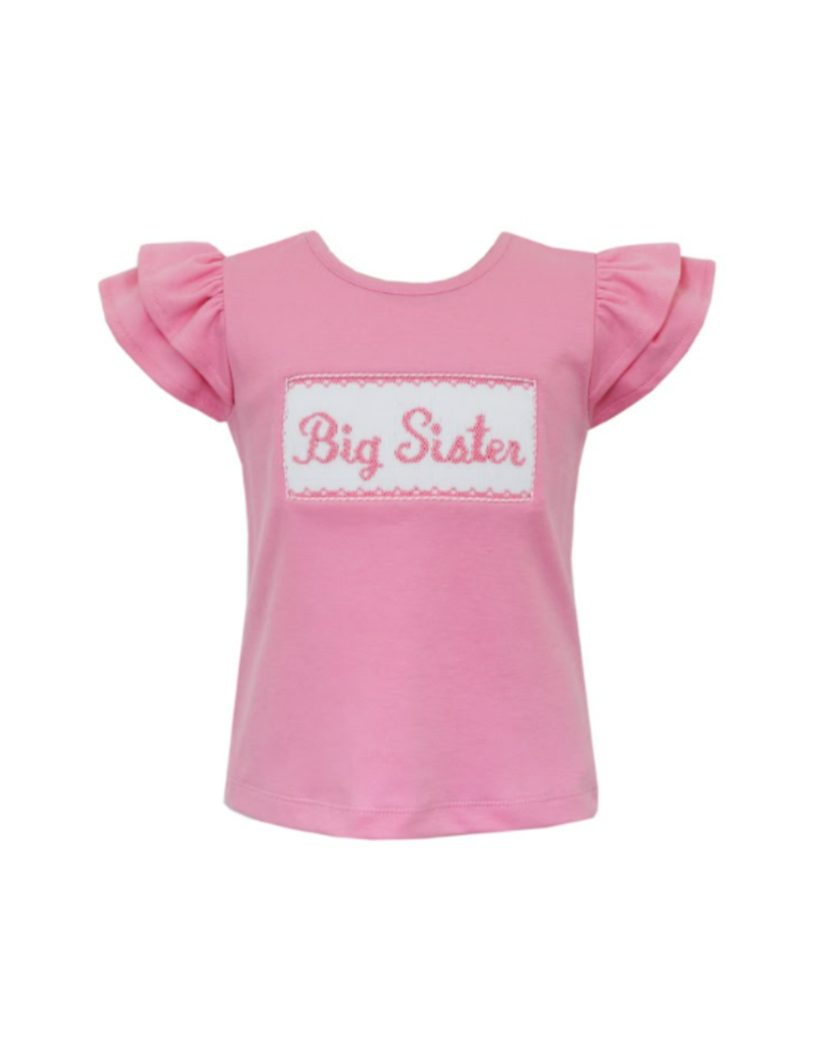 Anavini Pink Big Sister Smock Shirt