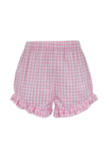 Anavini Pink Check Ruffle Shorts