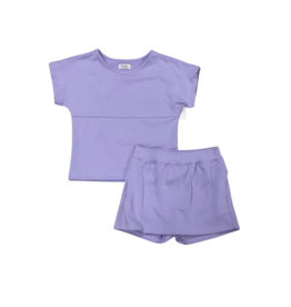 Sarah Short Set, Purple