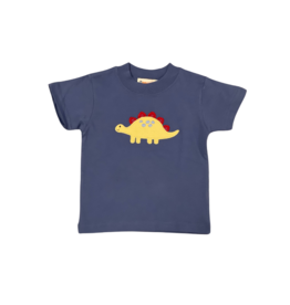 Luigi Steel Blue Stegasaurus Tee