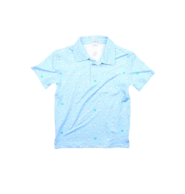 BlueQuail Clothing Co. Batter Up Polo Short Sleeve Shirt