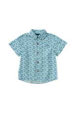 Prodoh Sleeve Short Fishing Shirt, Turquise & Blue