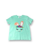 Belle Cher Sequin Flower Bunny Shirt