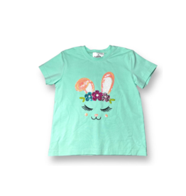 Belle Cher Sequin Flower Bunny Shirt