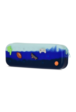 Iscream Ocean Waves Charmed Jelly Pencil Case