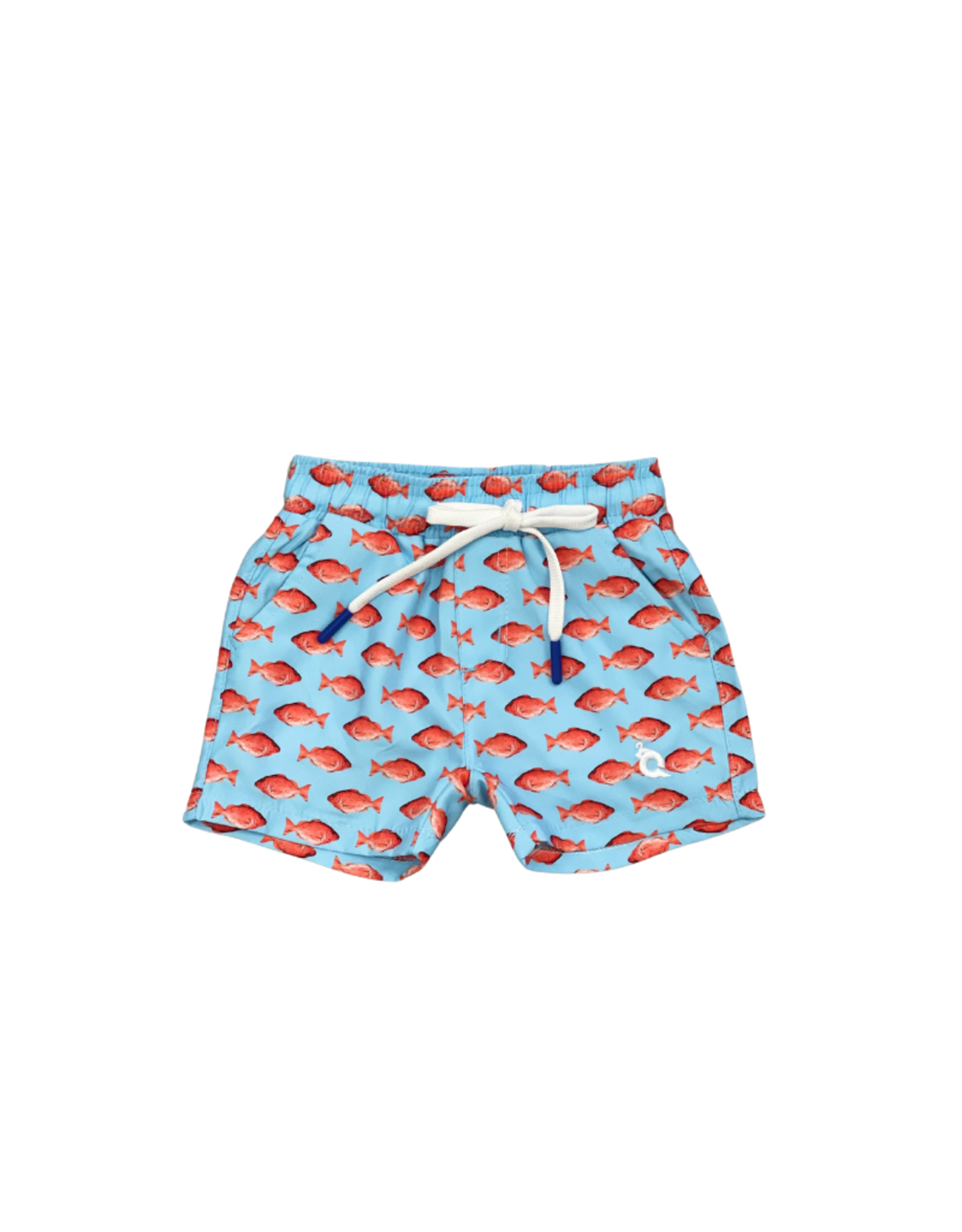 BlueQuail Clothing Co. Red Snapper Swim Trunks