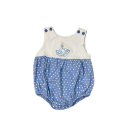 Banana Split Princess Bubble, Blue & White