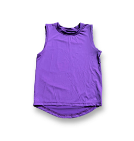 Belle Cher Purple High Low Tank