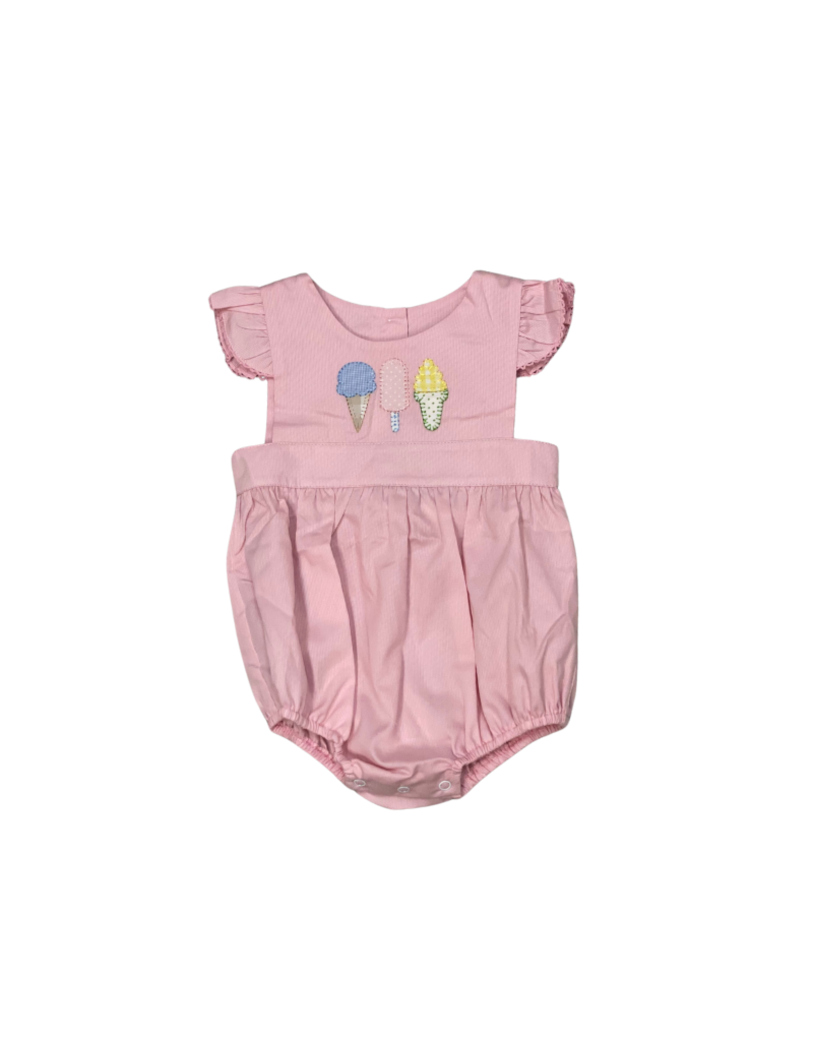 True Ice Cream Pink Flutter Sleeve Bubble