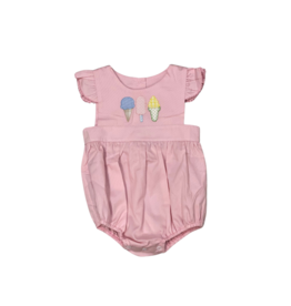 True Ice Cream Pink Flutter Sleeve Bubble