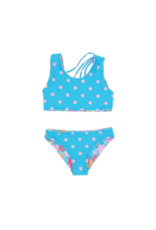 Feather4Arrow Summer Sun Reversable Bikini, Blue Grotto