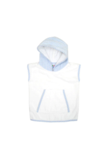 3 Marthas Blue Check Cover Up - 5/6
