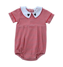 Itsy Bitsy Red & White Stripe Mouse Bubble