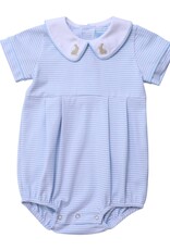Itsy Bitsy Light Blue & White Stripe Bunny Bubble