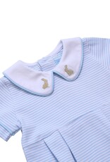 Itsy Bitsy Light Blue & White Stripe Bunny Bubble