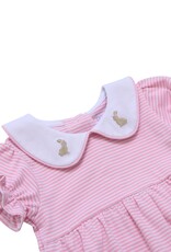 Itsy Bitsy Pink & White Stripe Bunny Dress
