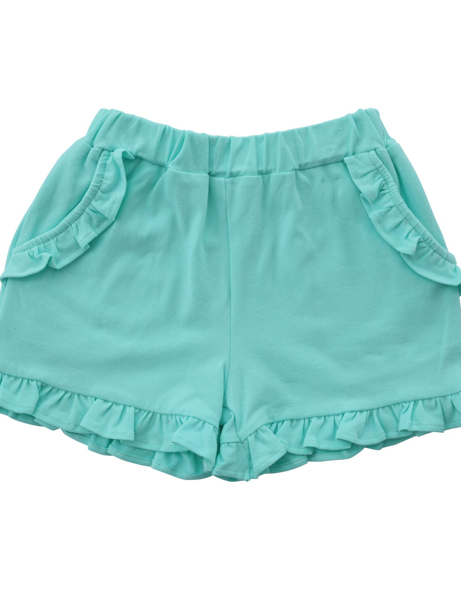 Knit Ruffle Shorts, Mint