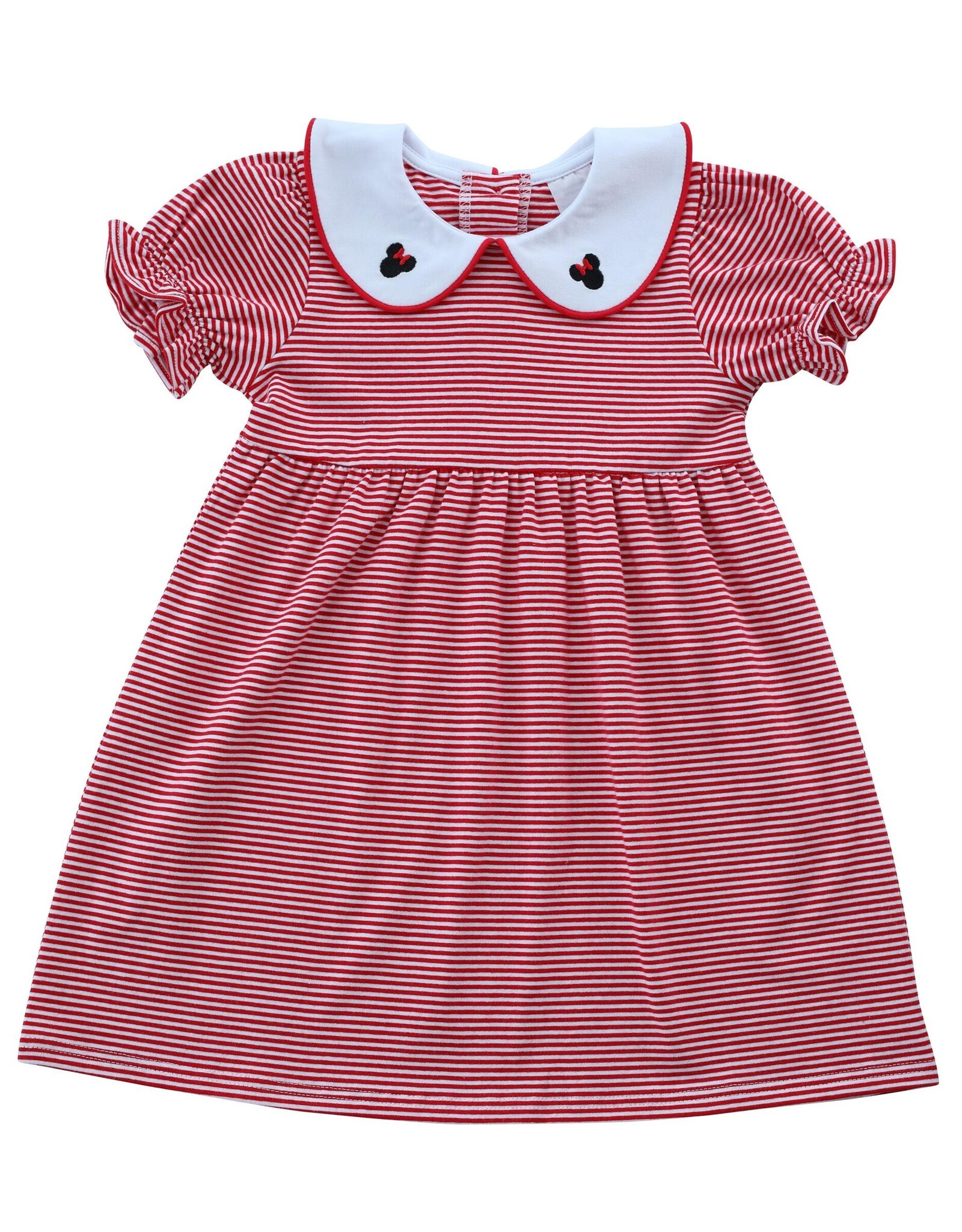 Red & White Stripe Mouse Dress