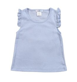 Baby Loren Blue Butterfly Sleeve Top