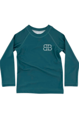 Velvet Fawn Bolt Rash Guard, Mallard Green