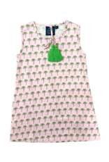TukTuk Designs Pink Palms Shift Dress
