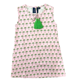 TukTuk Designs Pink Palms Shift Dress