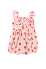 Mabel And Honey Berrylicious Romper, Pink